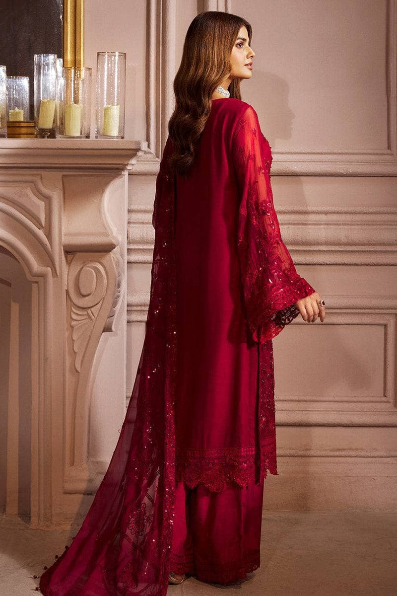 EMAAN ADEEL ELAINE NET PARTY WEAR| TOP PAKISTANI DRESS BY SHAEBIZ