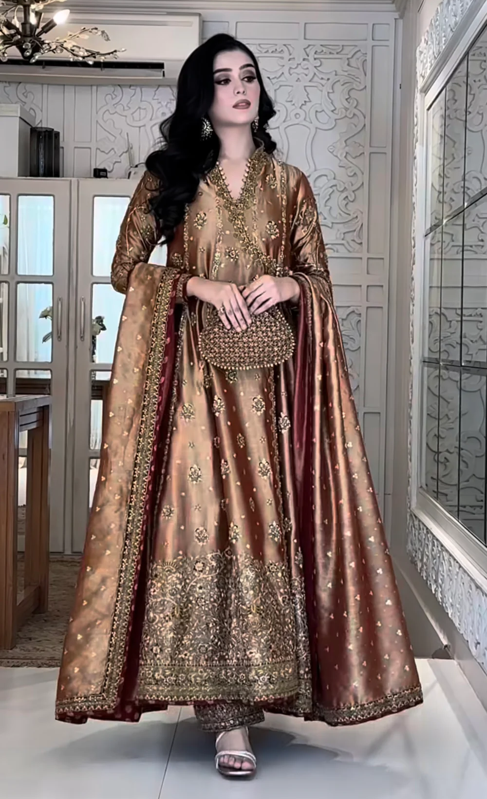 HARIS SHAKEEL MAYSORI LUXURY BRIDAL COLLECTION| UNSTITCHED WEDDING FORMALS BY SHAEBIZ