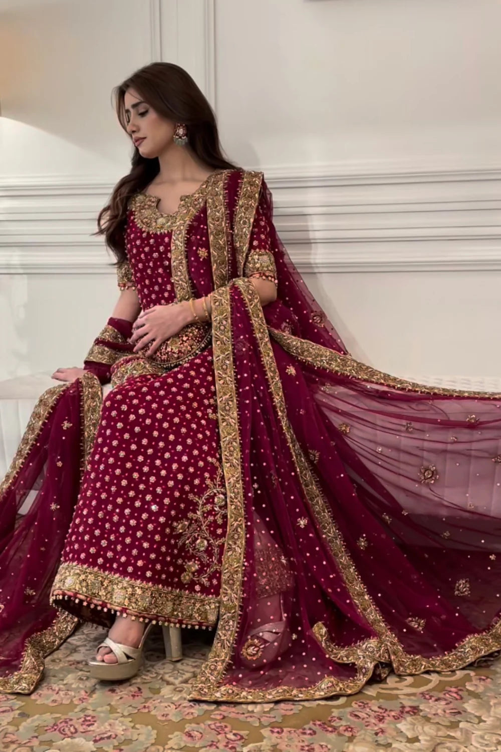 HARIS SHAKEEL 2026 LUXURY CHIFFON COLLECTION| UNSTITCHED WEDDING COLLECTION| TOP PAKISTANI DRESS BY SHAEBIZ