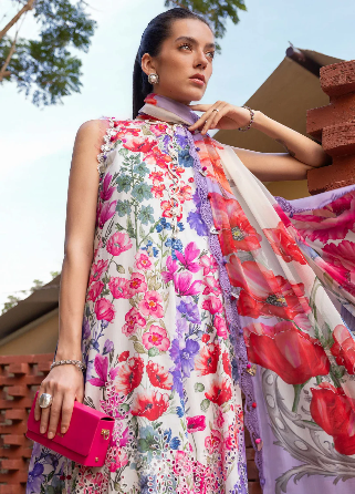 MARIA.B 2026 DIGITAL PRINT LAWN UNSTITCH COLLECTION BY SHAEBIZ