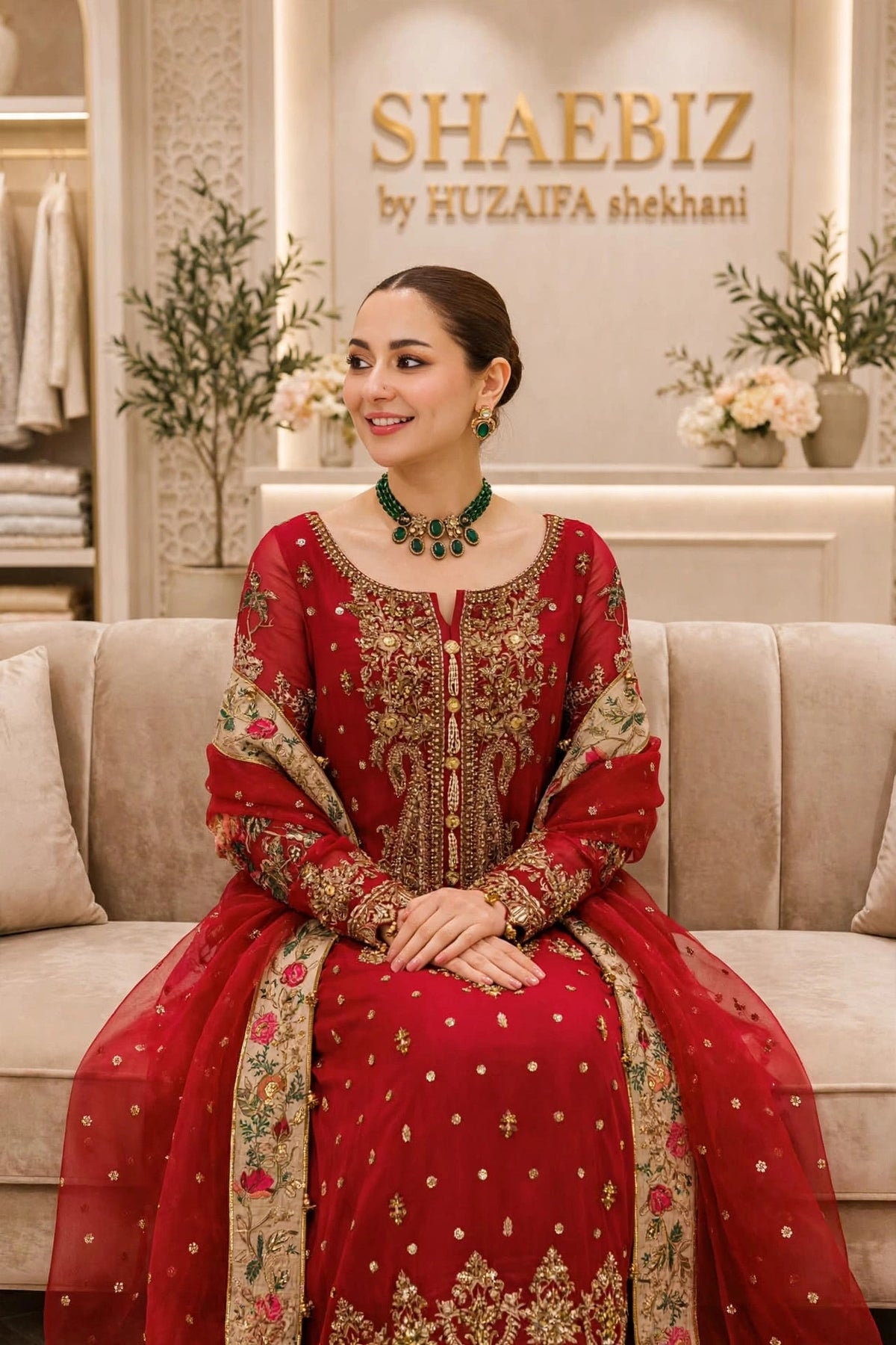 CHARIZMA LUXURY EMBROIDERED CHIFFON DRESS | UNSTITCHED 3 PCS BY SHAEBIZ