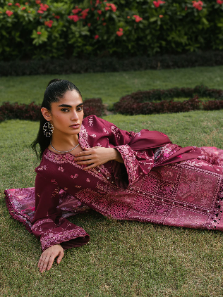 BIN LIYAS 2026 LAWN HANDMADE VIRAL UNSTITCH COLLECTION BY SHAEBIZ