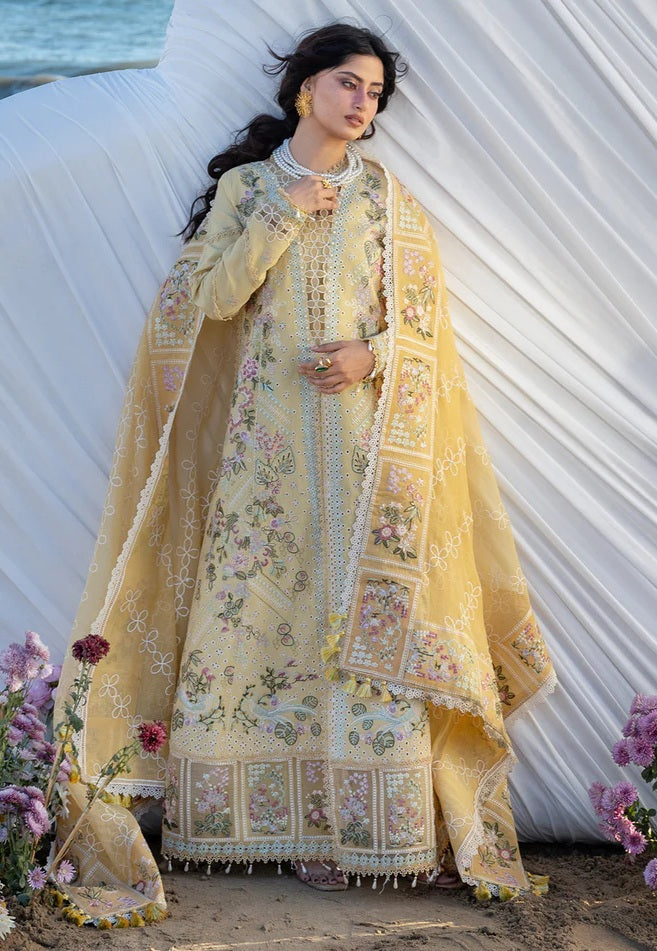 MAHNUR LAWN 2026 CHICKEN KARI UNSTITCH COLLECTION BY SHAEBIZ