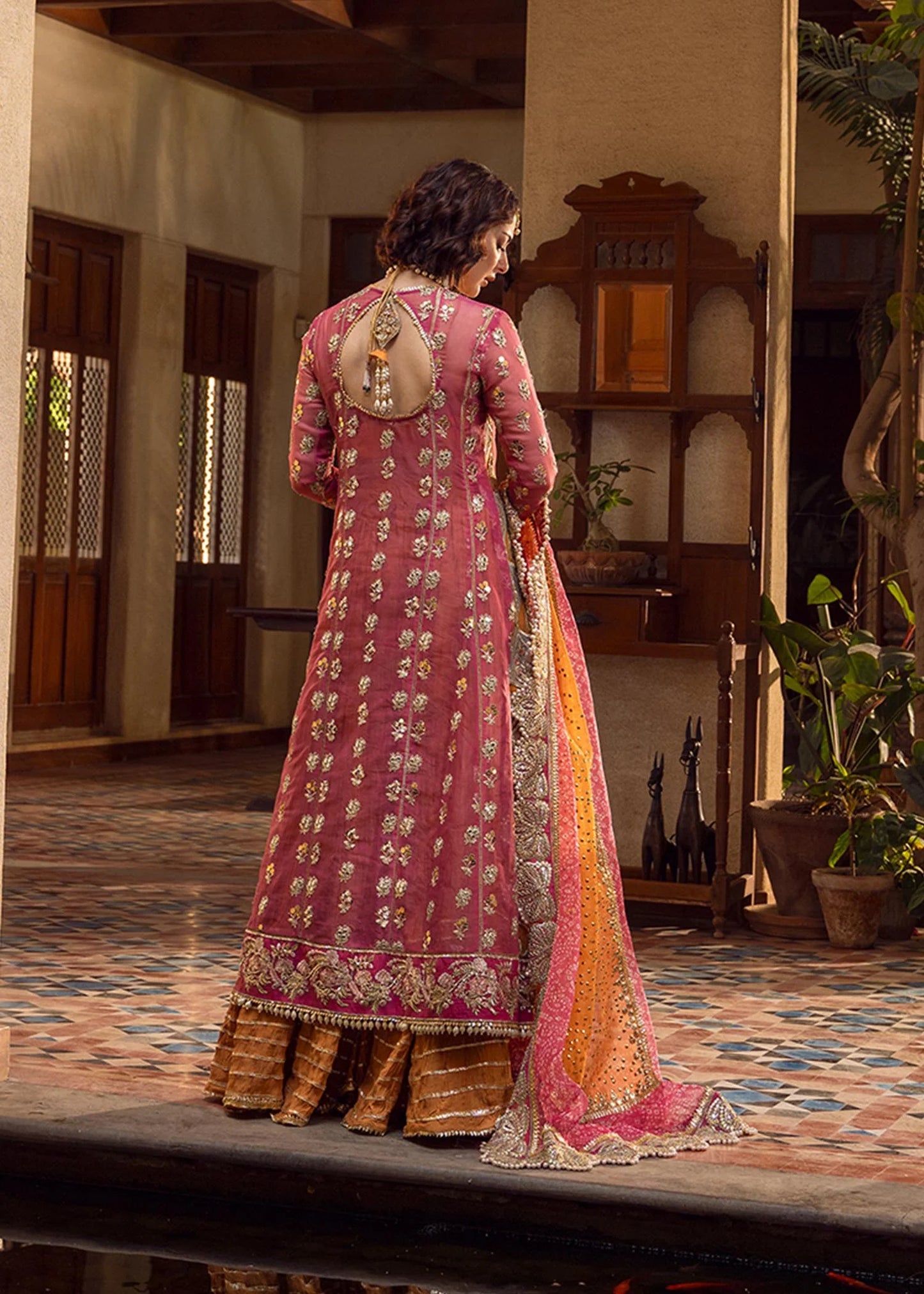 Crimson Mehndi Galore By Hania Amir Unstitch Luxury Wear Collection