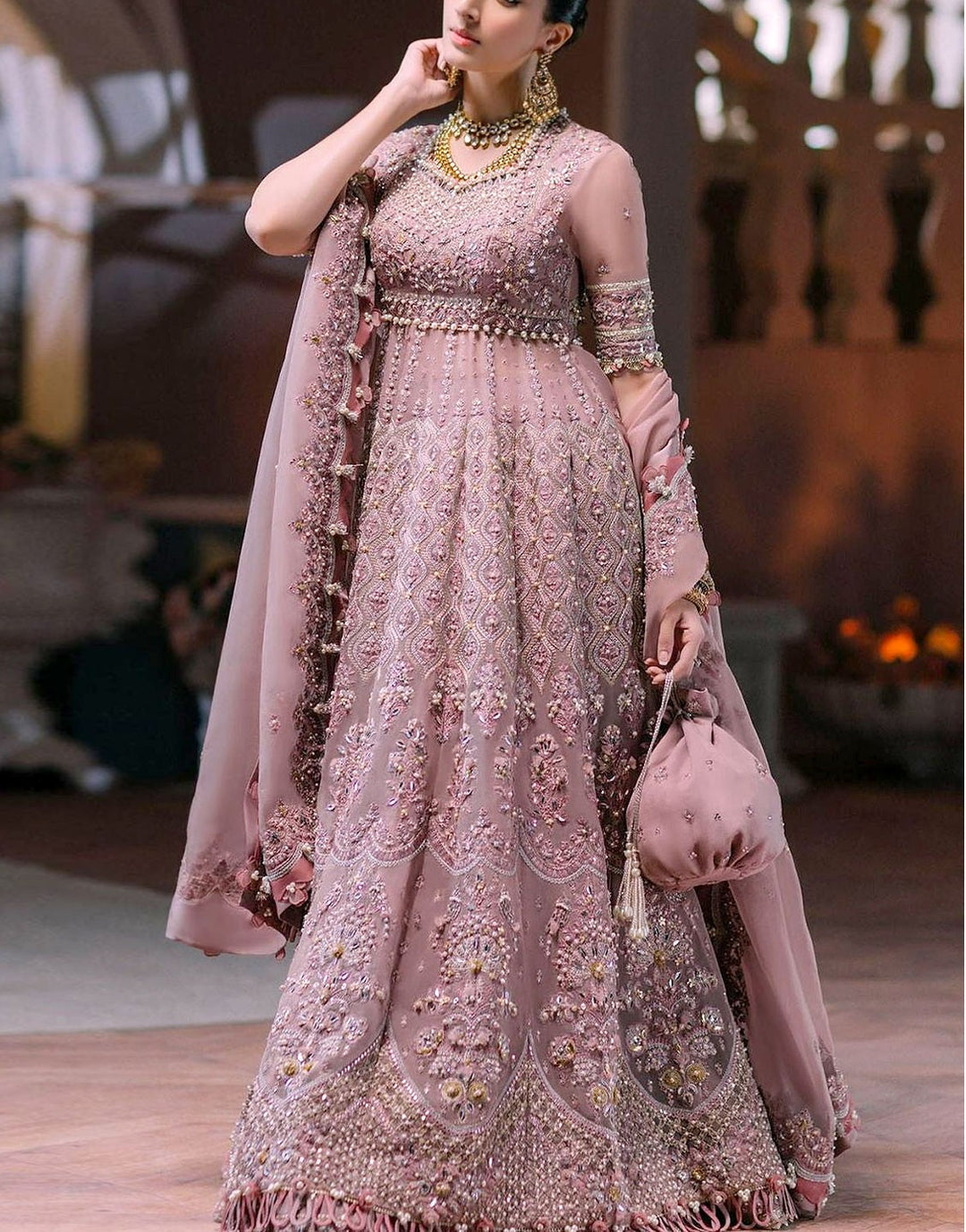 ELAN ORGENZA BRIDAL MAXI COLLECTION|WEARING BY MAWRA HOCANE|TOP PAKIST –  Shaebiz Collection