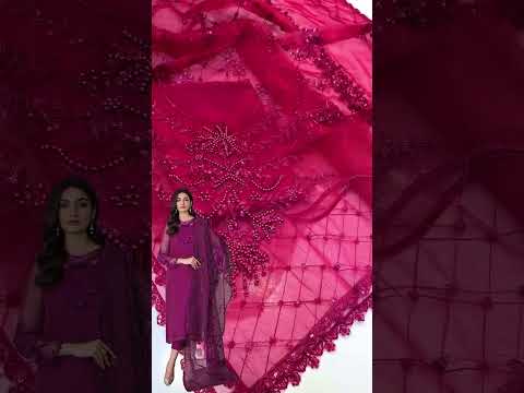 BAROQUE NEW LUXURY CHIFFON WITH HEAVY SEQUENCE EMBROIDERY BY SHAEBIZ