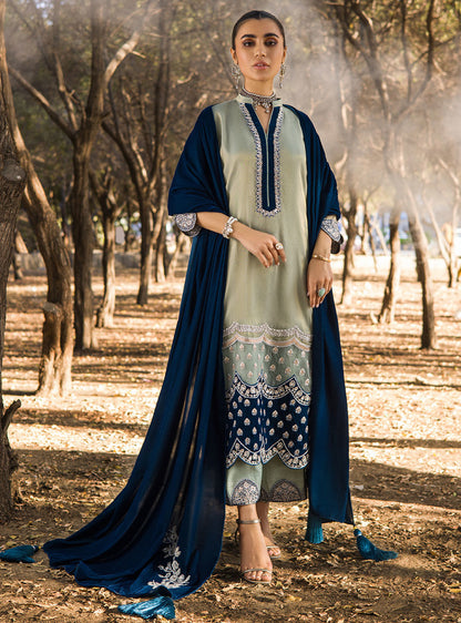 ZAINAB CHOTTANI FEHYA VELVET COLLECTION| UNSTITCHED MASTER REPLICA WEDDING EDITION BY SHAEBIZ