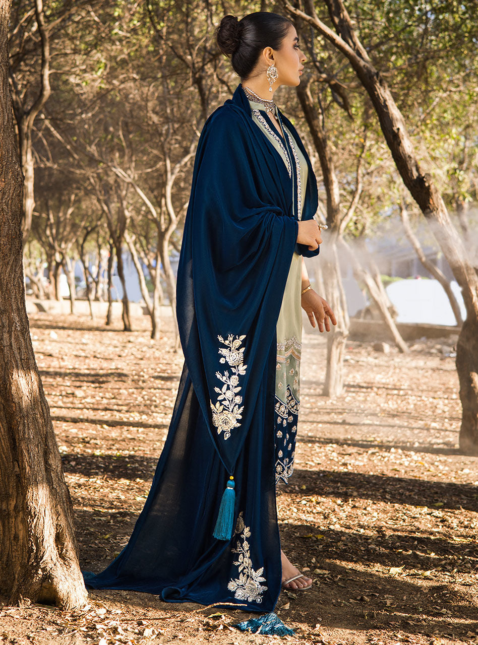 ZAINAB CHOTTANI FEHYA VELVET COLLECTION| UNSTITCHED MASTER REPLICA WEDDING EDITION BY SHAEBIZ