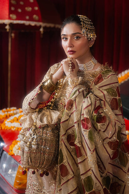 MOHSIN NAVEED RANJHA LUXURY NET WEDDING FORMALS| UNSTITCHED MASTER REPLICA| TOP PAKISTANI DRESS BY SHAEBIZ