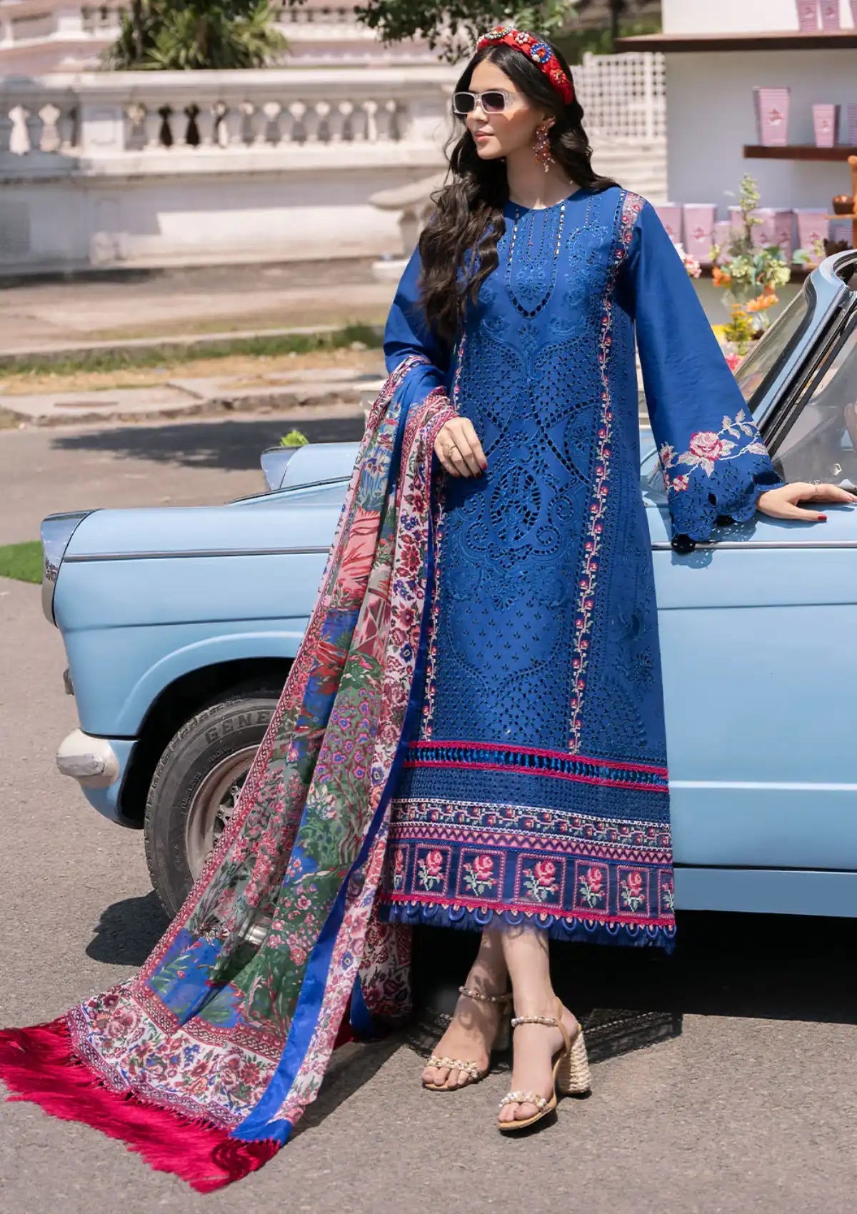 BIN ILYAS CLARA LUXURY LAWN COLLECTION| UNSTITCHED 3 PCS BY SHAEBIZ