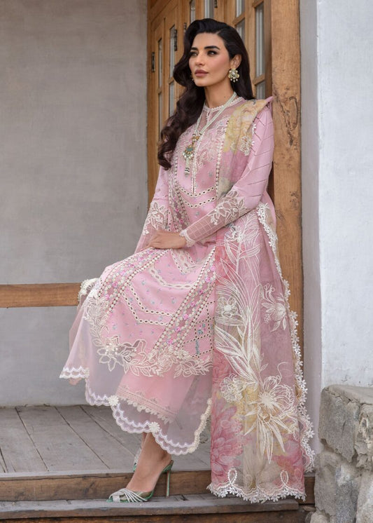 CRIMSON LUXURY UNSTITCHED MASTER REPLICA| TOP PAKISTANI DRESS BY SHAEBIZ SHOP