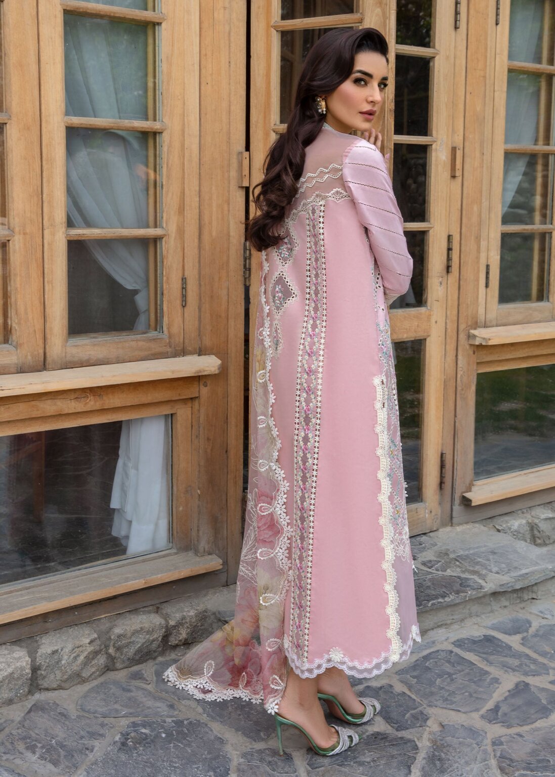 CRIMSON LUXURY UNSTITCHED MASTER REPLICA| TOP PAKISTANI DRESS BY SHAEBIZ SHOP