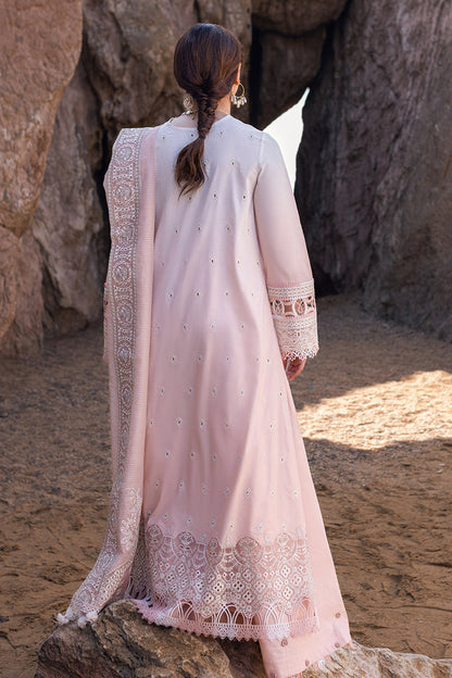 SAHIL KINARE LUXURY LAWN BY QALAMKAR | HANIA AMIR |TOP PAKISTANI DRESS BY SHAEBIZ|