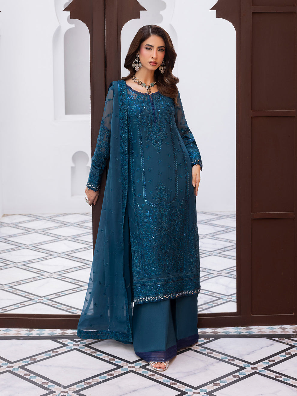GULAAL LUXURY CHIFFON COLLECTION| UNSTITCHED 3 PCS BY SHAEBIZ