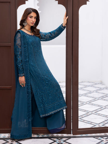 GULAAL LUXURY CHIFFON COLLECTION| UNSTITCHED 3 PCS BY SHAEBIZ
