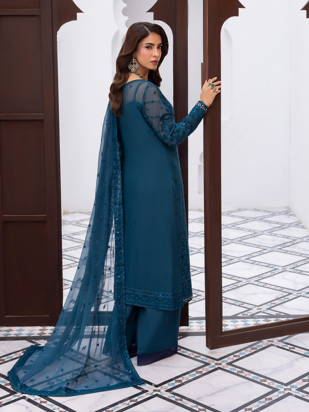 GULAAL LUXURY CHIFFON COLLECTION| UNSTITCHED 3 PCS BY SHAEBIZ