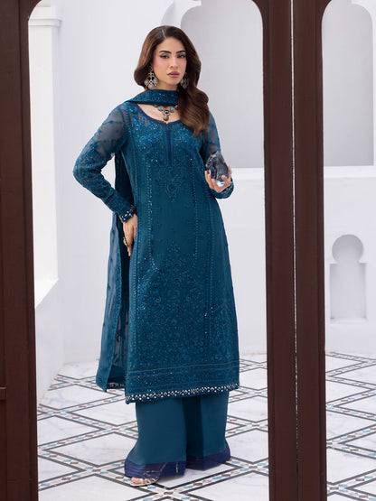 GULAAL LUXURY CHIFFON COLLECTION| UNSTITCHED 3 PCS BY SHAEBIZ
