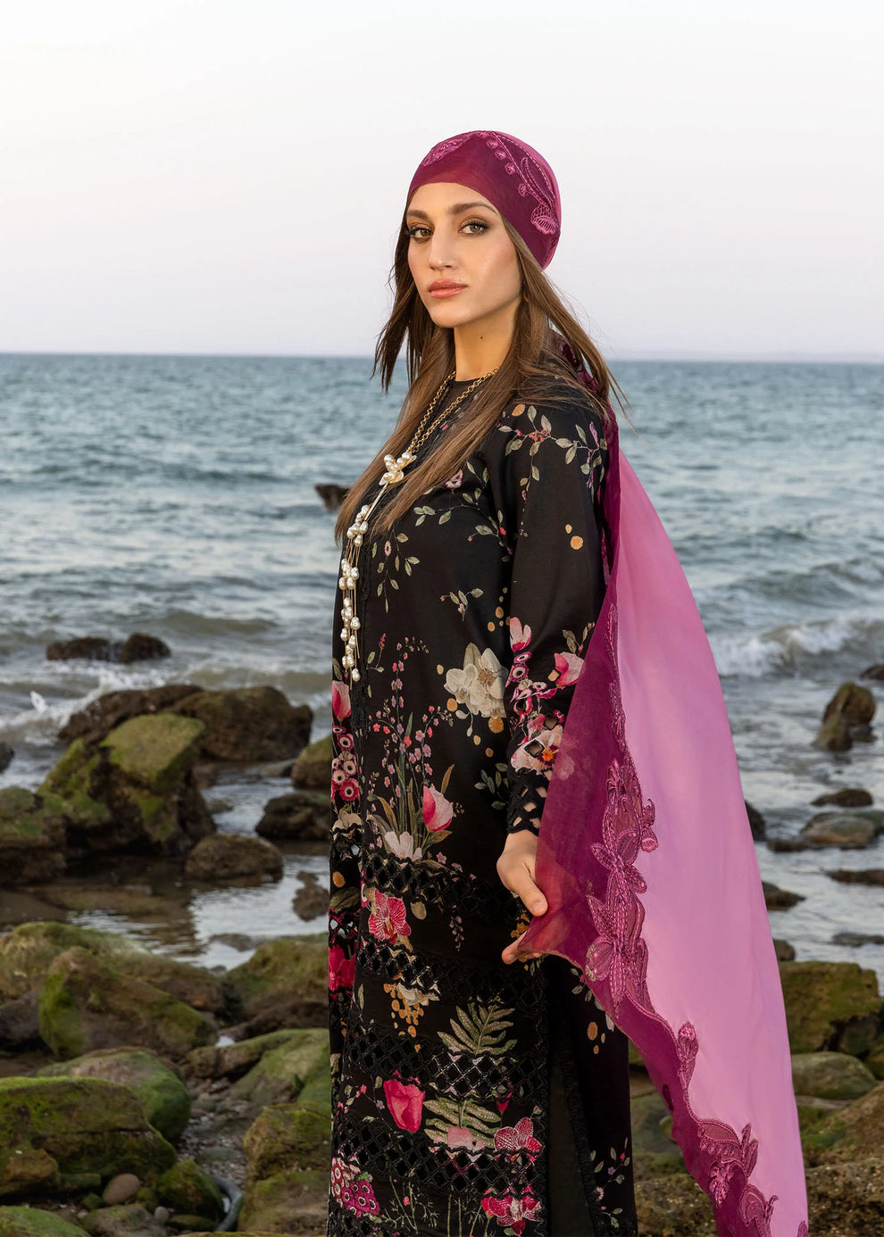 CRIMSON LUXURY LAWN COLLECTION| 2025 LATEST COLLECTION| TOP PAKISTANI DRESS BY SHAEBIZ