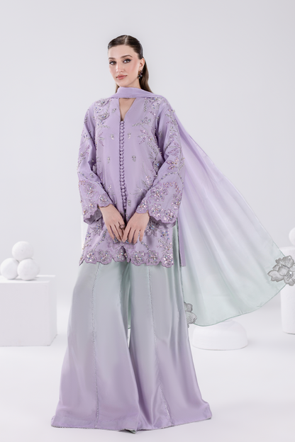 AMAVE TIE N DYE LUXURY SILK COLLECTION| UNSTITCHED PARTY WEAR BY SHAEBIZ