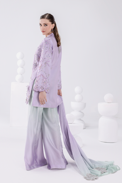 AMAVE TIE N DYE LUXURY SILK COLLECTION| UNSTITCHED PARTY WEAR BY SHAEBIZ