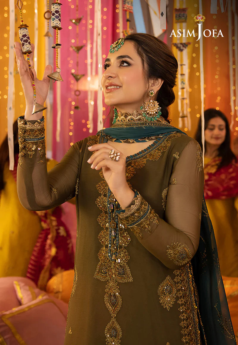 ASIM JOFA CHIFFON COLLECTION 2024| WEARING BY YUMNA ZAIDI