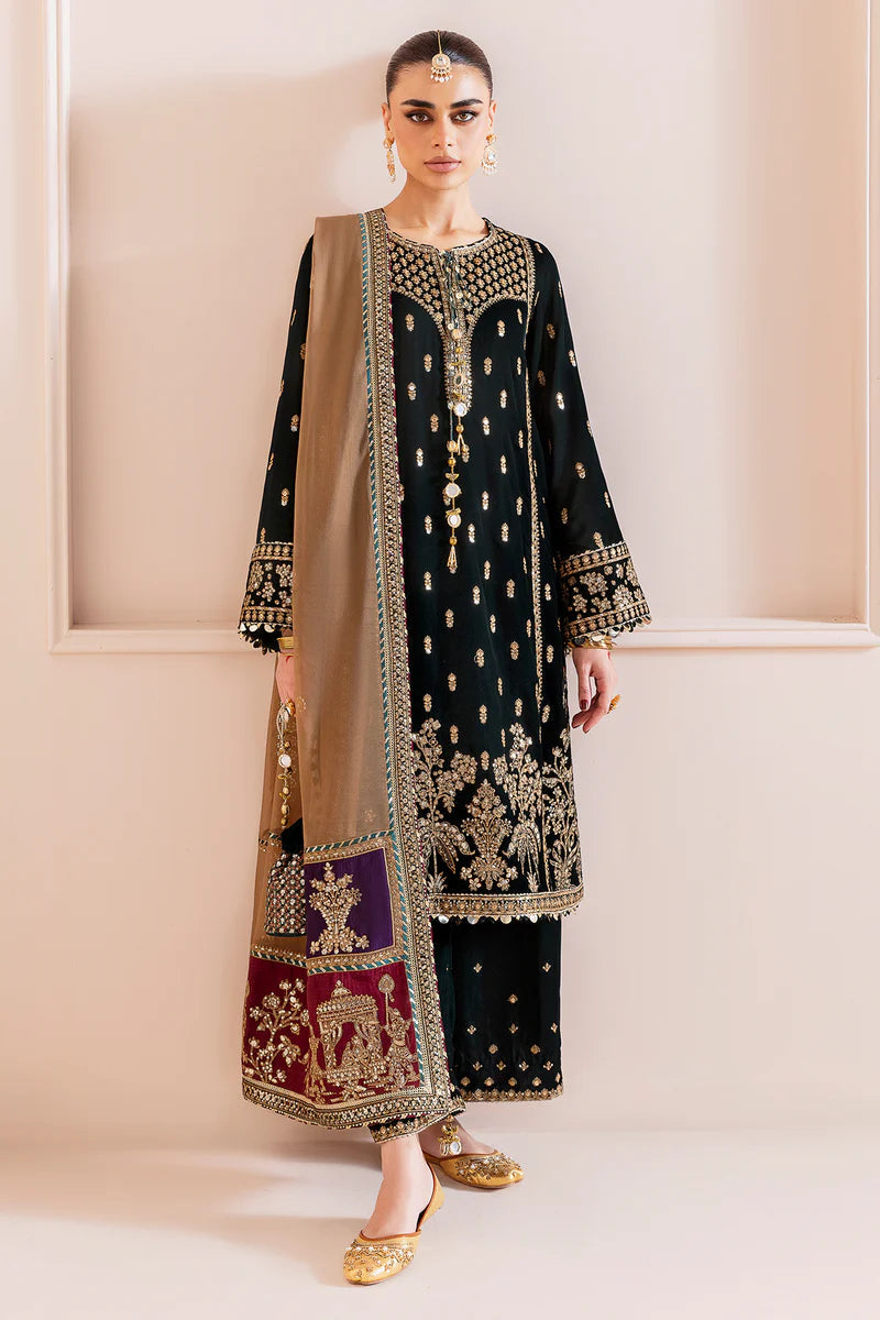 Jazmin Black Velvet Unstitched Collection 2025 by Shaebiz