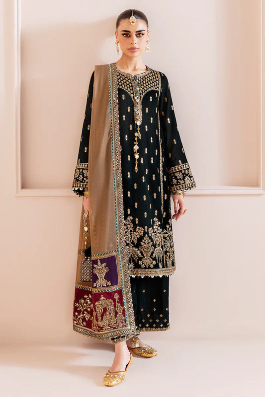 Jazmin Black Velvet Unstitched Collection 2025 by Shaebiz
