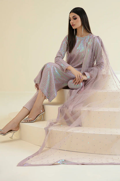 BAROQUE NET EMBROIDERED COLLECTION| TOP PAKISTANI DRESS BY SHAEBIZ