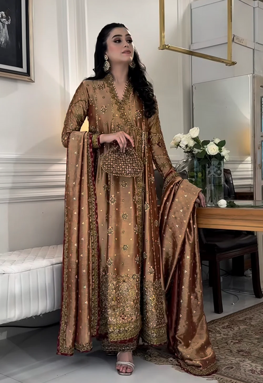 HARIS SHAKEEL MAYSORI LUXURY BRIDAL COLLECTION| UNSTITCHED WEDDING FORMALS BY SHAEBIZ