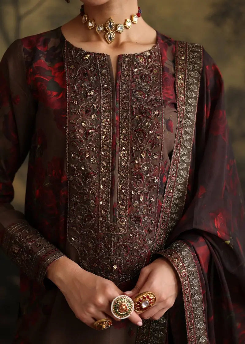 HAJMOLI TREND 3D ROSE LUXURY SILK COLLECTION| MASTER REPLIEBIZ | TOP PAKISTANI DRESS BY SHAEBIZ