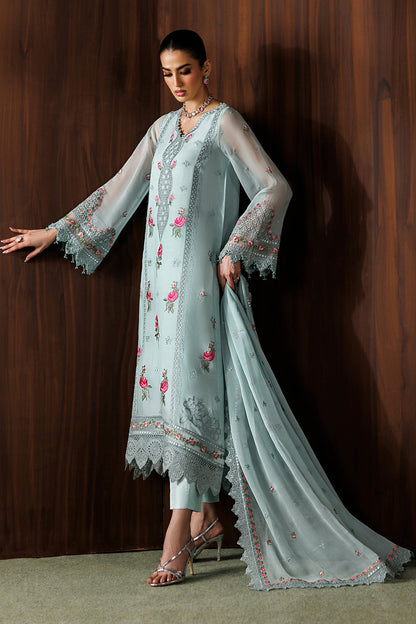 BAROQUE NEW LUXURY CHIFFON EMBROIDERED DRESS| UNSTITCHED 3 PCS BY SHAEBIZ