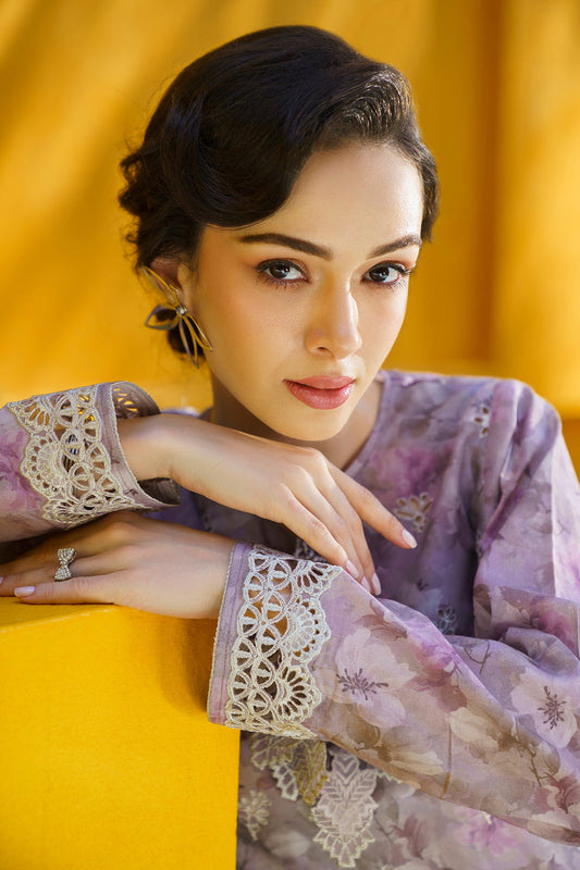 BAROQUE EMBROIDERED AND PTINTED LAWN COLLECTION| UNSTITCHED MASTER REPLICA BY SHAEBIZ