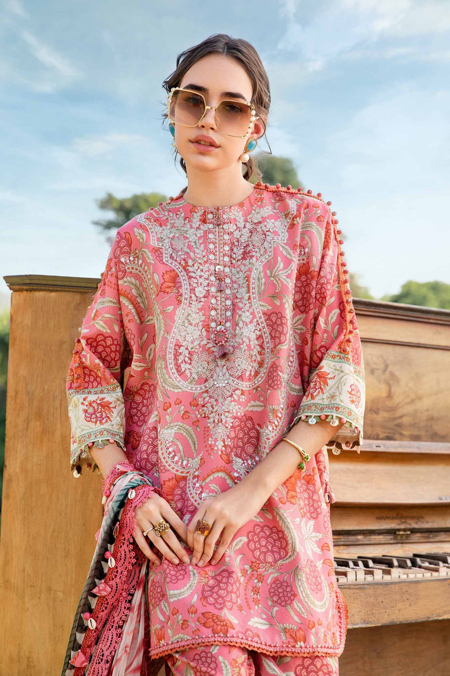 MARIA B PRINTED 3 PIECE| UNSTITCHED SUMMER COLLECTION BY SHAEBIZ