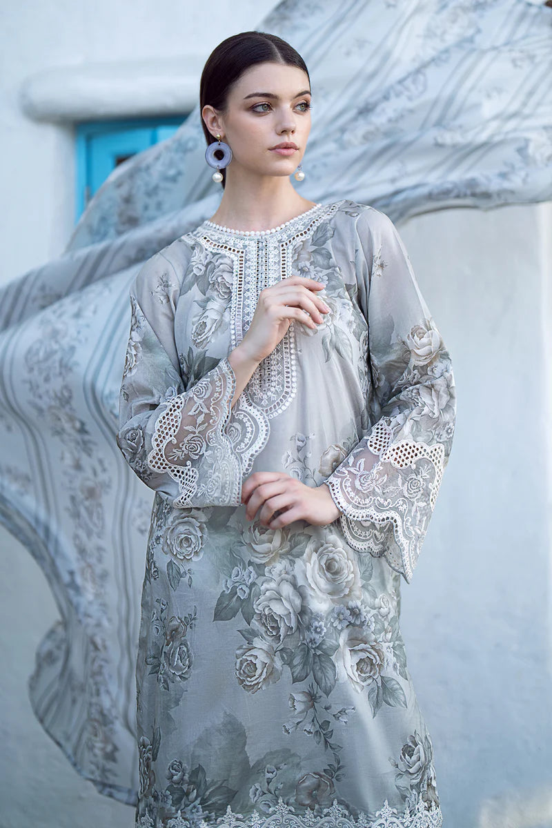 BAROQUE EMBROIDERED SWISS LAWN COLLECTION| TOO PAKISTANI DRESS BY SHAEBIZ