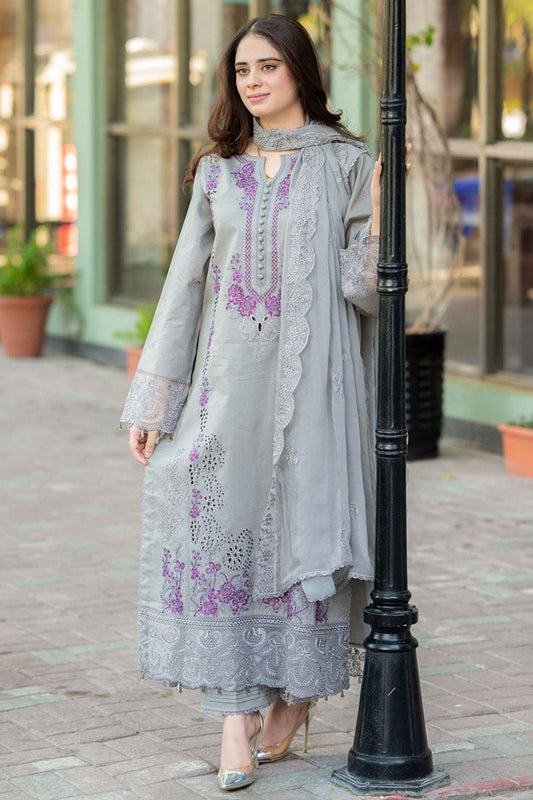 LIBAS EMBROIDERED LUXURY LAWN 2026 COLLECTION| UNSTITCHED 3 PCS BY SHAEBIZ