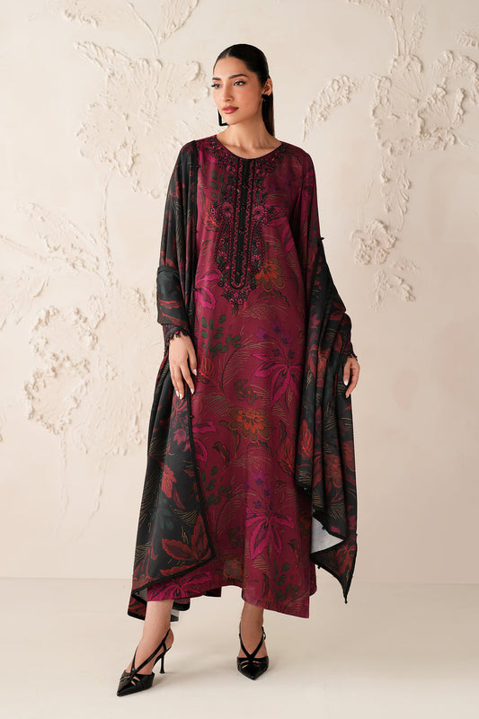 BAROQUE EMBROIDERED AND PRINTED LAWN DRESS| UNSTITCHED 3 PCS BY SHAEBIZ
