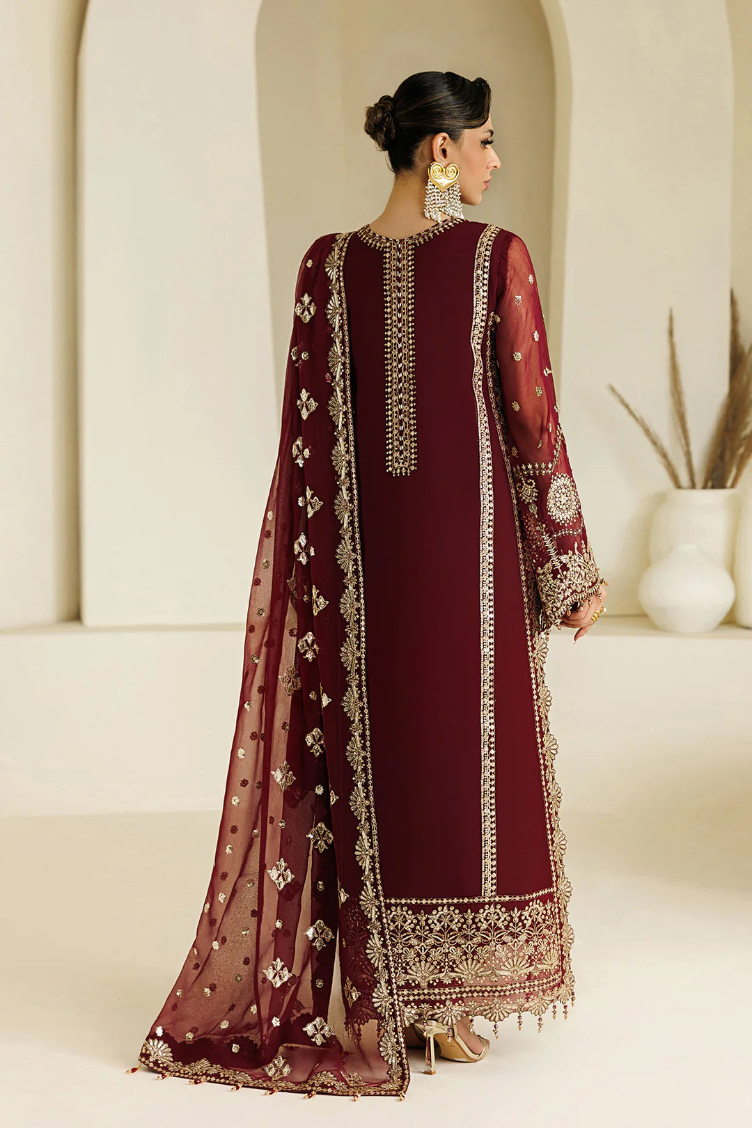 AYMAL ALIZEH LUXURY EMBROIDERED CHIFFON COLLECTION| UNSTITCHED PARTY WEAR BY SHAEBIZ