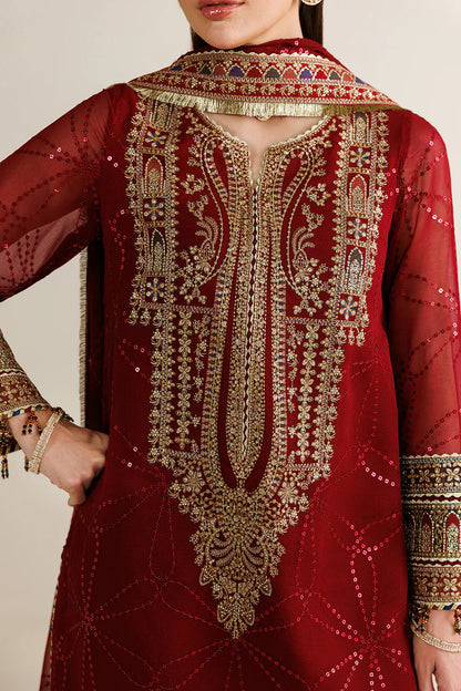 JAZMIN CHIFFON EMBROIDERED DRESS| UNSTITCHED 3 PCS BY SHAEBIZ