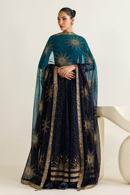 JAZMIN EMBROIDERED CHIFFON VIRAL FROCK COLLECTION| UNSTITCHED 3 PCS BY SHAEBIZ
