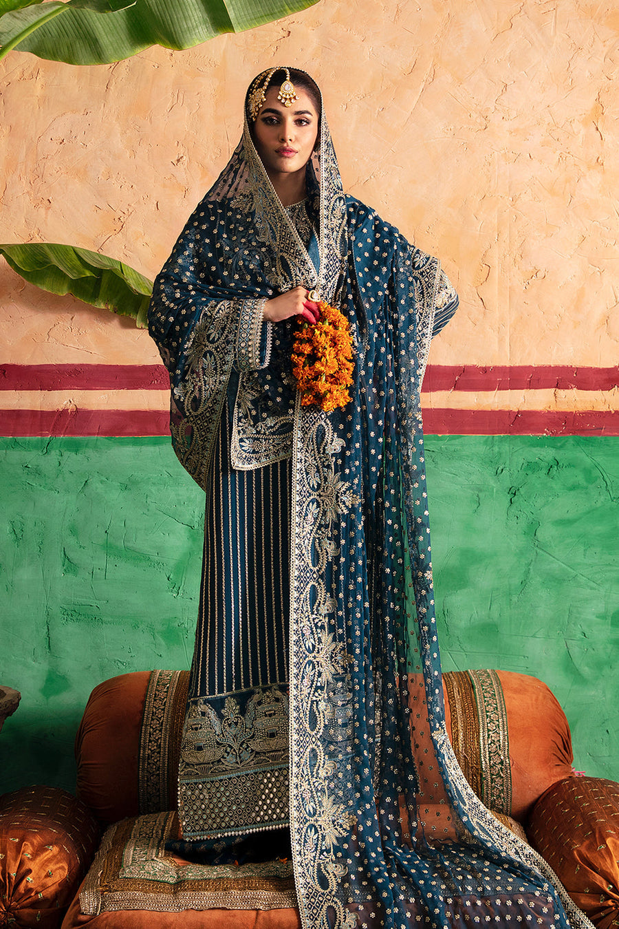 AFROZEH CHIFFON WEDDING COLLECTION| TOO PAKISTANI DRESS BY SHAEBIZ