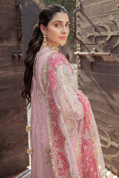 INAYAT HAYAT NET EMBROIDERED COLLECTION| WEARING BY AYEZA KHAN| TOP PAKISTANI DRESS BY SHAEBIZ
