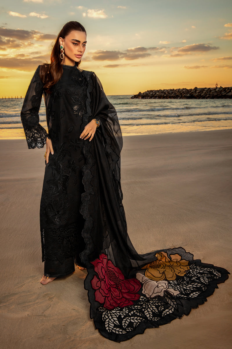 RANG RASIYA LUXURY BLACK LAWN COLLECTION| LATEST COLLECTION BY SHAEBIZ