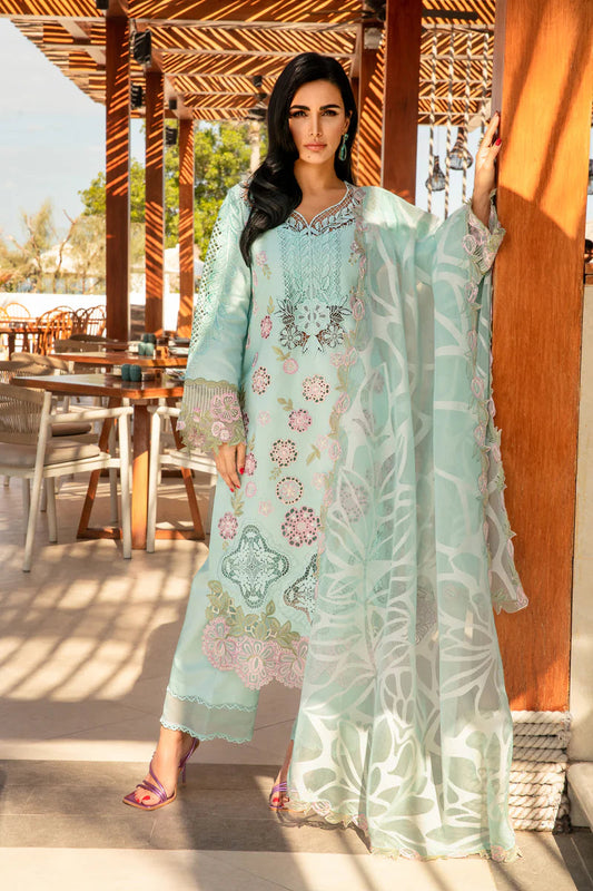 RANG RASIYA MAHSA LUXURY LAWN COLLECTION| UNSTITCHED 3 PC BY SHAEBIZ
