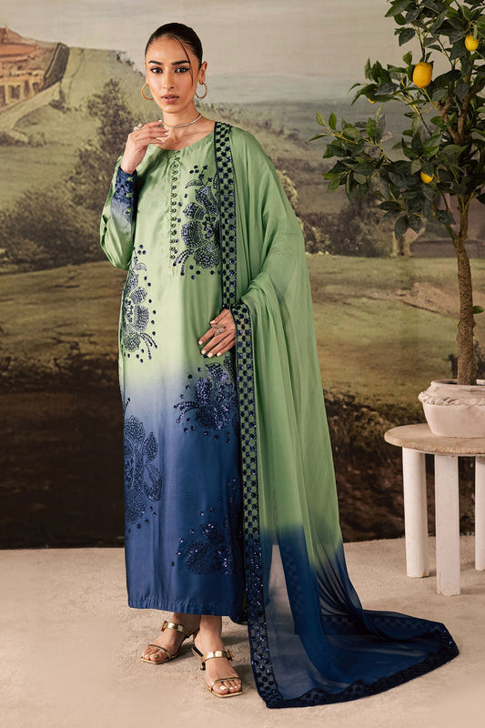 NUREH TWO BLOSSOM 2026 LUXURY SILK COLLECTION| UNSTITCHED MASTER REPLICA| TOP PAKISTANI DRESS BY SHAEBIZ