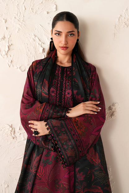 BAROQUE EMBROIDERED AND PRINTED LAWN DRESS| UNSTITCHED 3 PCS BY SHAEBIZ
