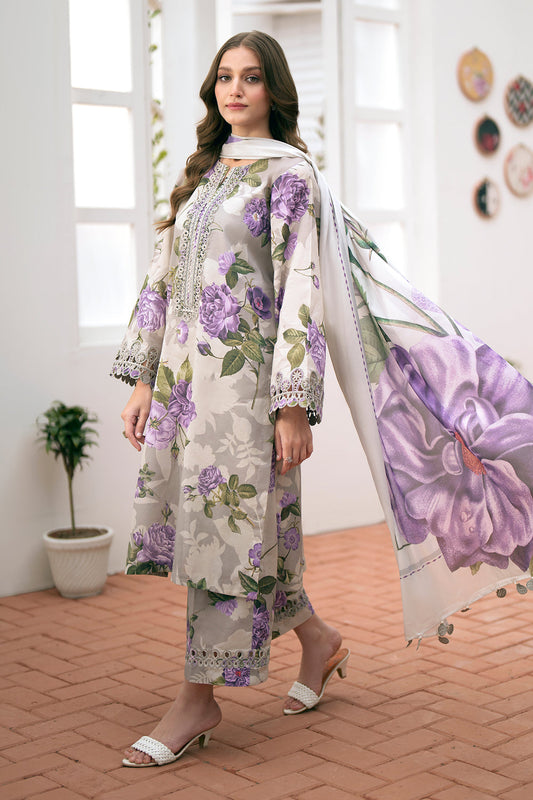 BAROUQUE DIGITAL PRINT LAWN LAWN| TOP PAKISTANI DRESS BY SHAEBIZ