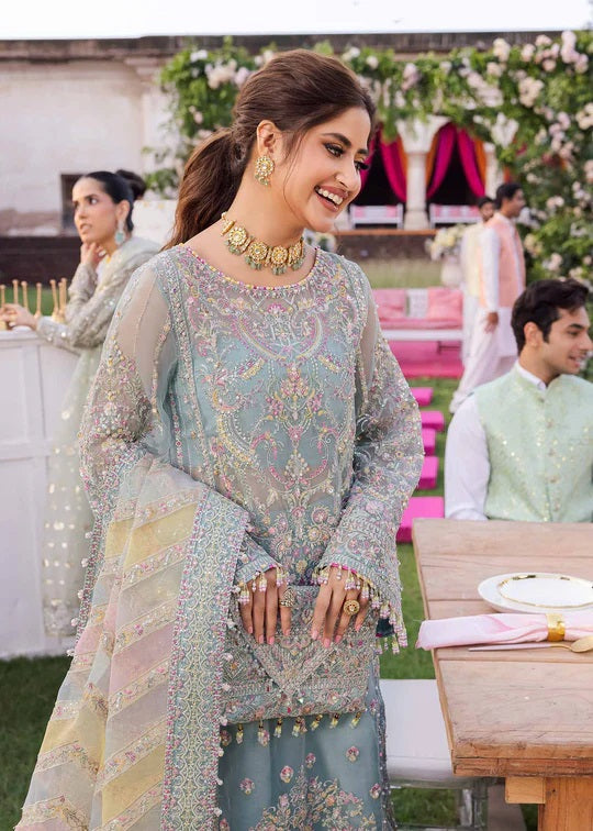 KANWAL MALIK ORGENZA DRESS| WEDDING EDITION| WEARING BY SAJAL ALI| TOP PAKISTANI DRESS BY SHAEBIZ