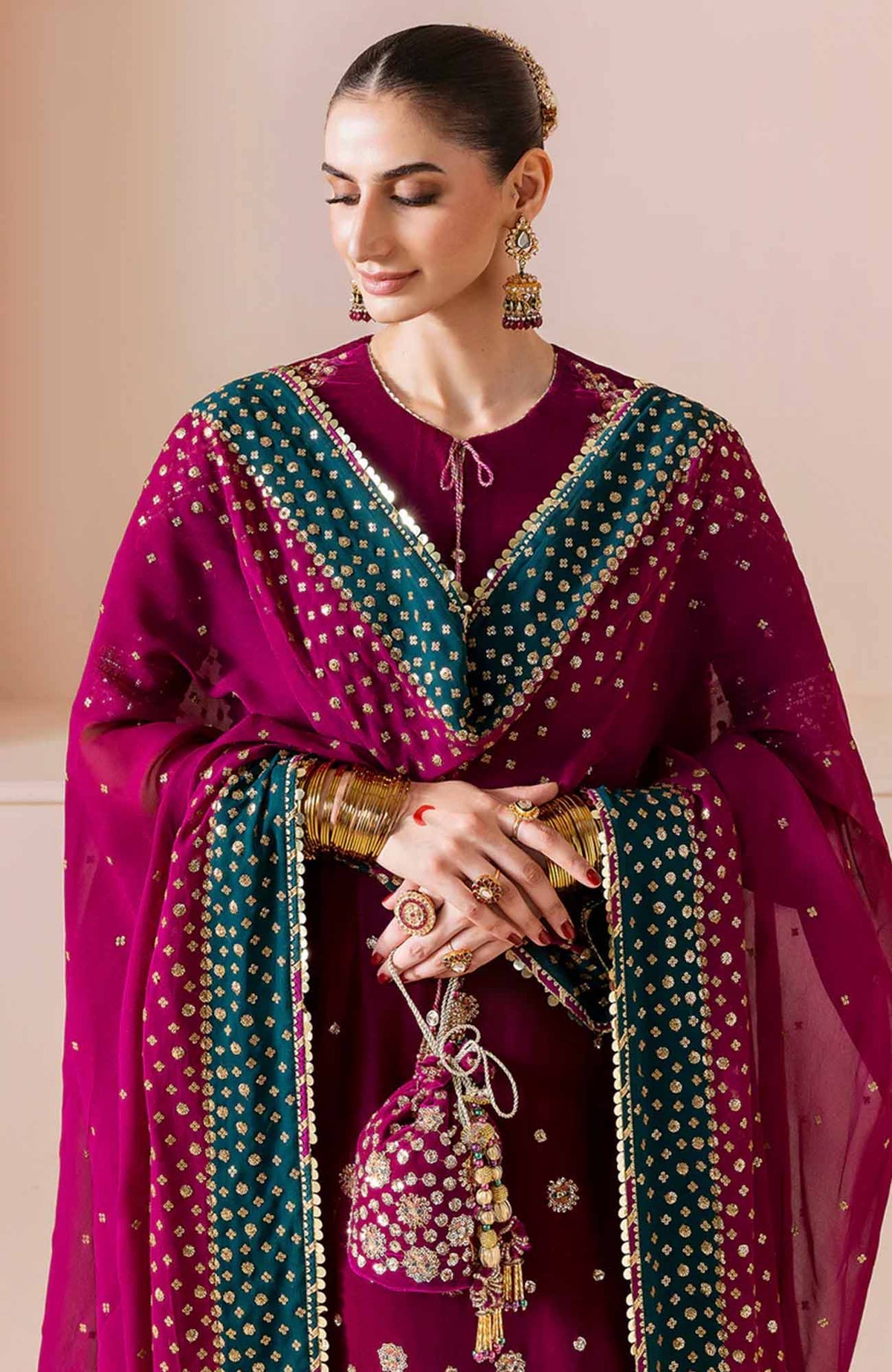 JAZMIN PEAK PINK MICRO 9000 VELVET| LUXURY VELVET COLLECTION BY SHAEBIZ