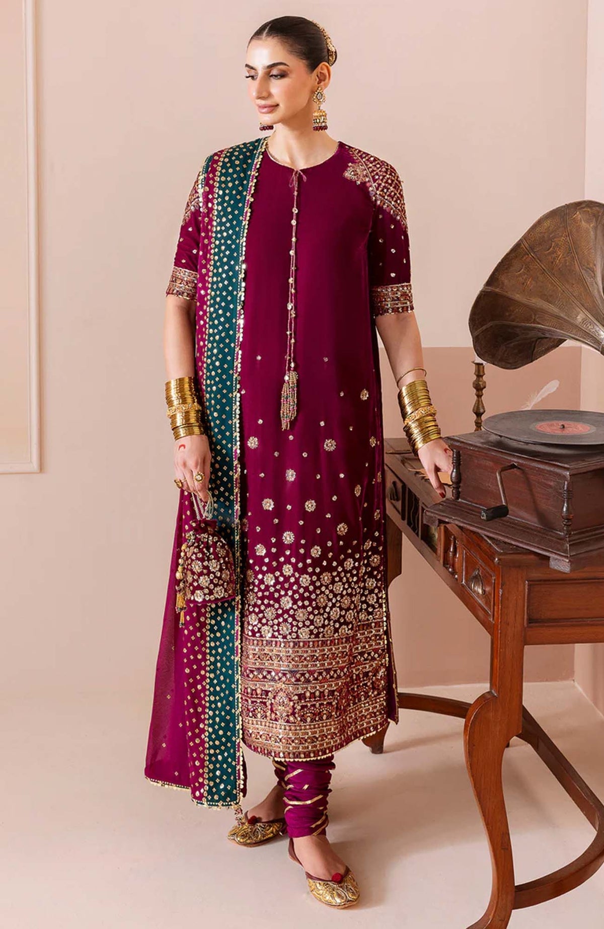 JAZMIN PEAK PINK MICRO 9000 VELVET| LUXURY VELVET COLLECTION BY SHAEBIZ