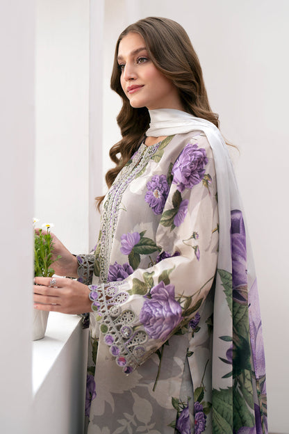 BAROUQUE DIGITAL PRINT LAWN LAWN| TOP PAKISTANI DRESS BY SHAEBIZ